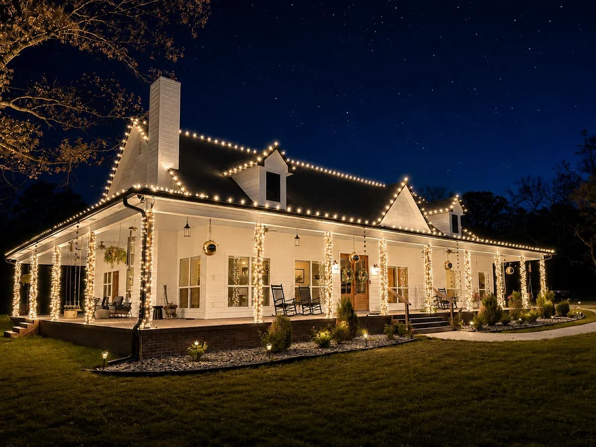 Lawn & Light Christmas light install