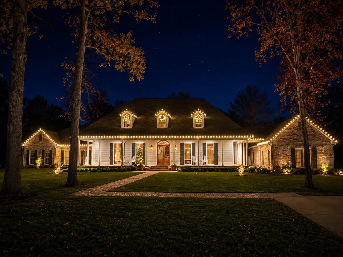 Lawn & Light Christmas light install